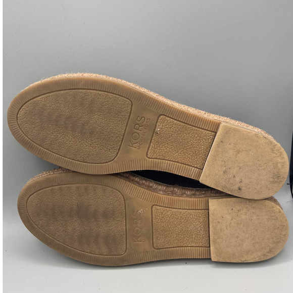 Michael Kors espadrilles leather flats Sz 7M - Picture 8 of 8